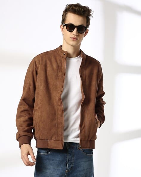 Buy Brown Jackets & Coats for Men by DNMX Online | Ajio.com