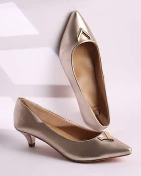 Women Pointed-Toe Pumps with Metal Accent-image-13