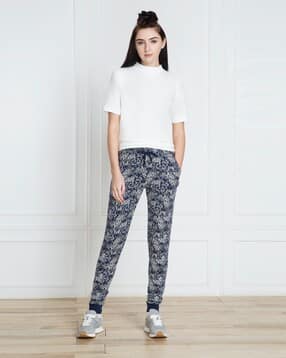 van heusen Women Athleisure Leaf Print Joggers-picture-18