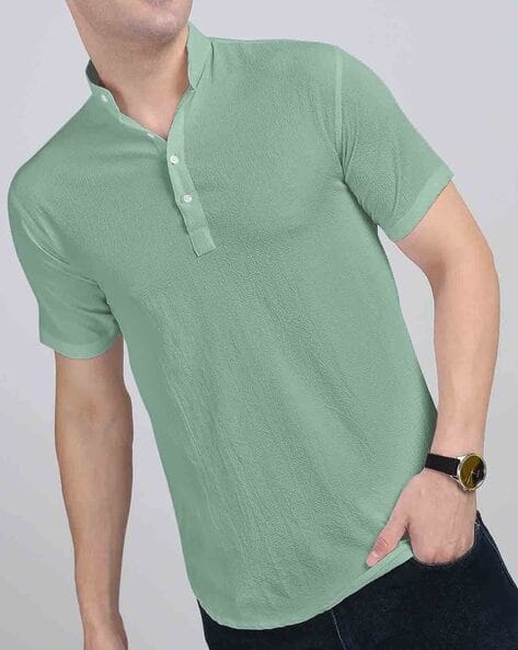 Buy Light Green Shirts for Men by KEKRA Online