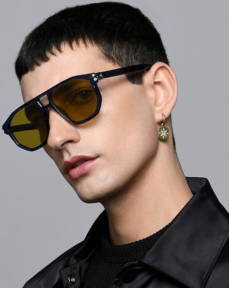 Lenskart Gold Transparent Glasses Buy Gold Transparent Full Rim