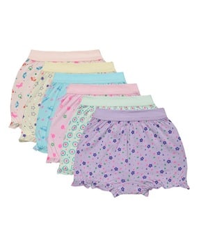 bodycare Girls Pack of 6 Printed Bloomers-picture-26
