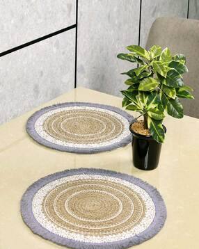 saral home Pack of 2 Colourblock Placemats-picture-24
