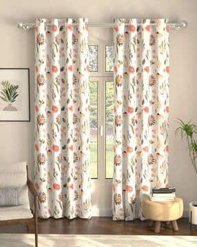 urban space Printed Digital Blackout Long Door Curtains 8 feet-picture-16