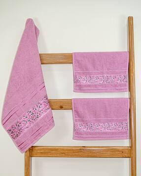 Cotton Set of 3 Bath Towel-image-20