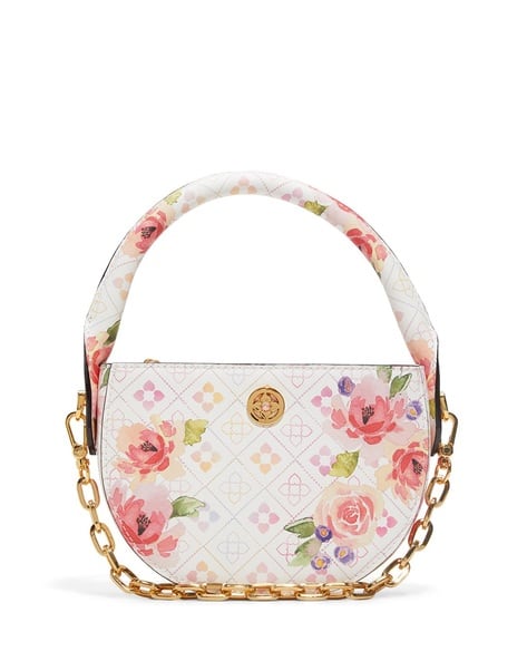 ALDO Women Floral Print Sling Bag with Detachable Strap