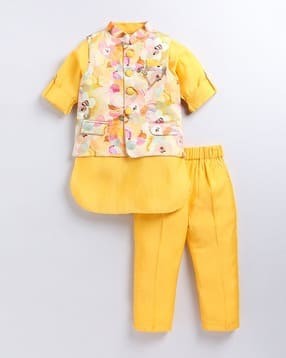 little collars Boys Kurta Set-picture-29