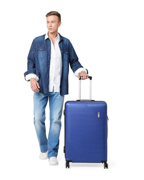 Buy Silver Luggage Trolley Bags for Men by CARLTON Online