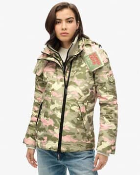 superdry Women MTN Slim Fit Zip-Front Windbreaker Jacket-picture-48
