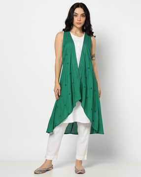 yousta Women Embroidered Relaxed Fit Shrug-picture-32