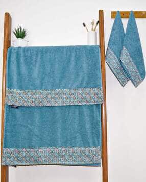 Cotton Set of 4 Bath Towel-image-16