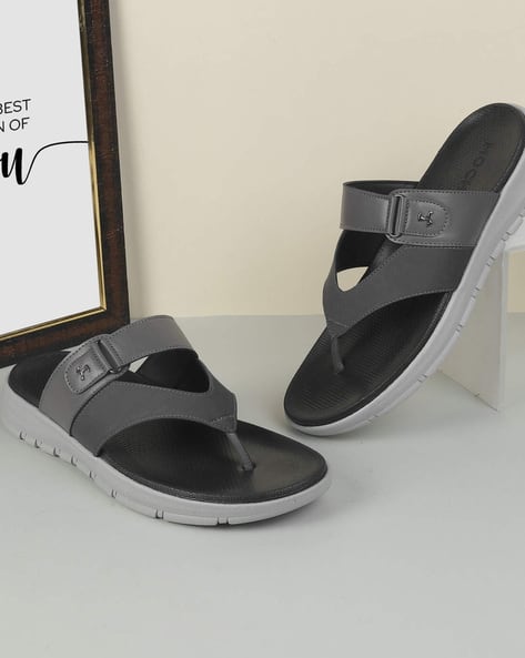 Buy Grey Flip Flop Slippers for Men by Mochi Online