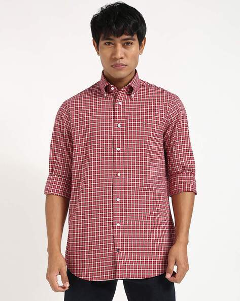 Men Checked Regular Fit Shirt