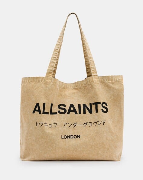 Underground Acid Wash Logo Tote Bag