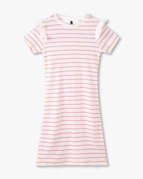Girls Striped Sheath Dress-image-29