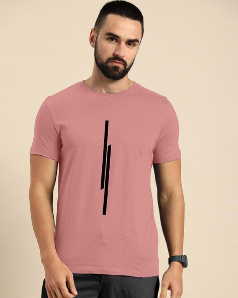 Ptvize Men Self-design Regular Fit Polo T-shirt