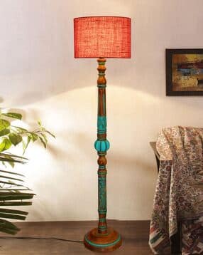 devansh  Mid Century Modern Hand Turned Floor Lamp -picture-14