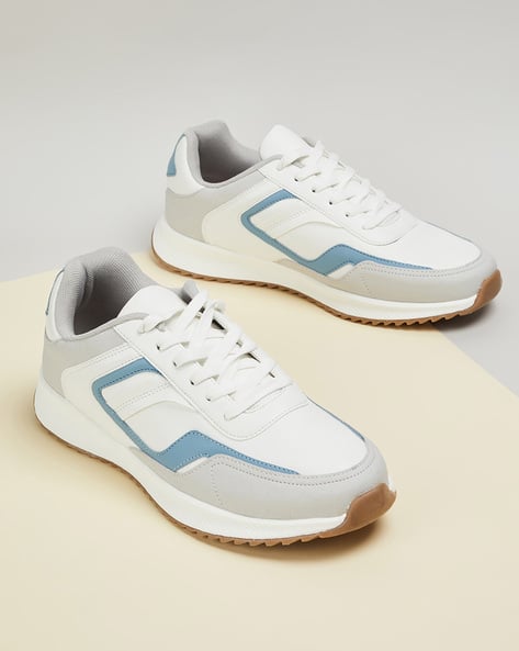 White Sneakers Branded Shoes For Mens Low Price Men's All-White