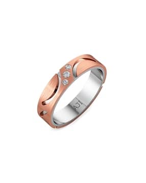joyalukkas Women Rose Gold Diamond-Studded Band Ring-picture-43