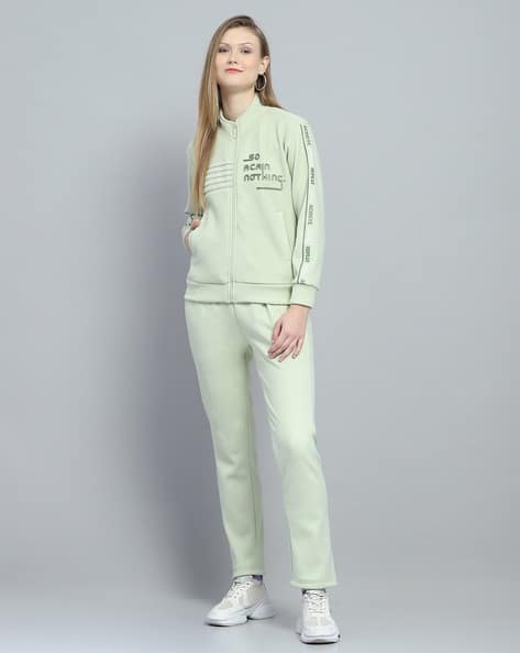 Women Western Wear Micro Print Tracksuit