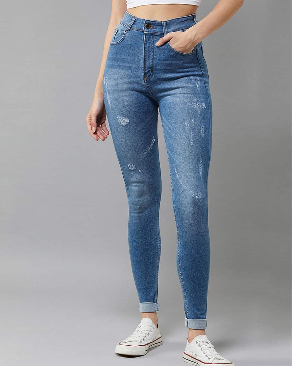 G-Star RAW 3301 Mid Skinny Ankle Jeans, Blu Worn In Moss, 27W / 34L - Jeans Aderenti Alla Caviglia - 2