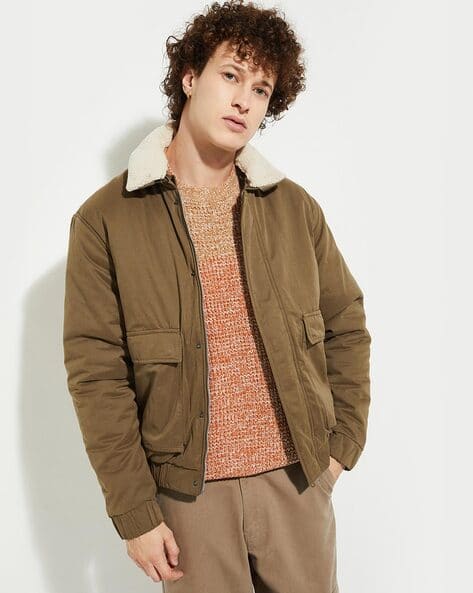 ジャケット・アウター OHOTORO Mannish Wool Blouson brown sizeS mannish wool blouson | OHOTORO