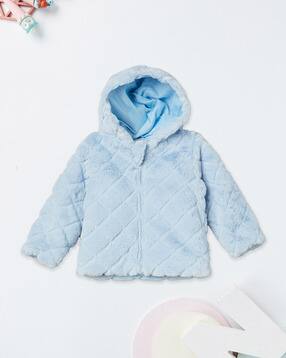 max Girls Hooded Teddy Jacket-picture-18