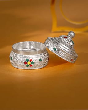 giva Sterling Silver Kumkum Box-picture-39