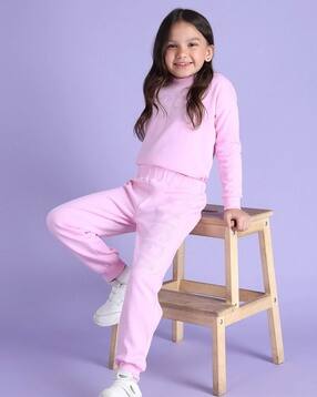 u.s. polo assn. Girls Brand Print Mid-Rise Joggers-picture-30
