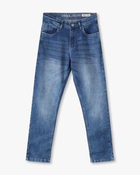 yb dnmx Boys Mid-Wash Slim Fit Jeans-picture-22