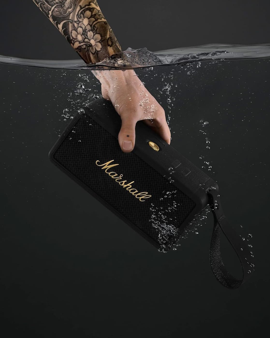 Buy Marshall Middleton Portable Bluetooth Speaker | Black