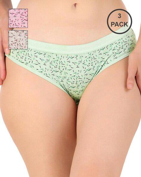 BEACH CURVE Pack of 3 Briefs with Elasticated Waistband