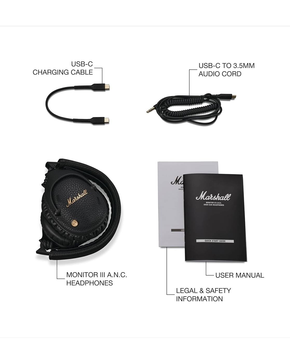 Buy Marshall Monitor III Active Noise Canc Online | Ajio.com
