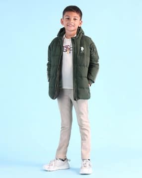 u.s. polo assn. Boys Brand Print Regular Fit Puffer Jacket-picture-17