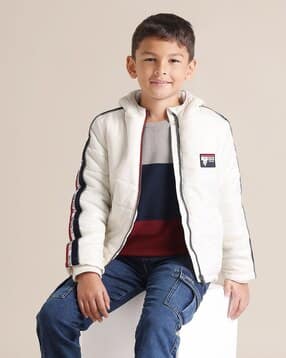 u.s. polo assn. Boys Quilted Hooded Bomber Jacket-picture-14