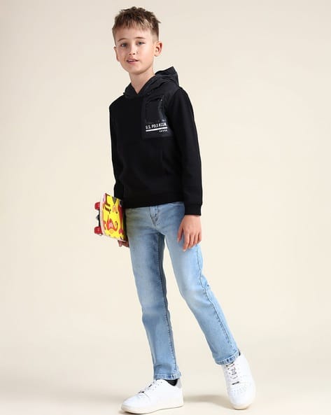 Boys Regular Fit Cotton Hoodie