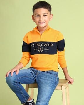 u.s. polo assn. Boys Logo Embroidered Regular Fit Cotton Sweatshirt-picture-43