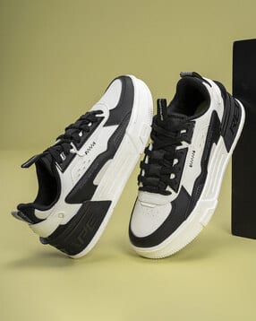 Women Colourblock Lace-Up Casual Shoes