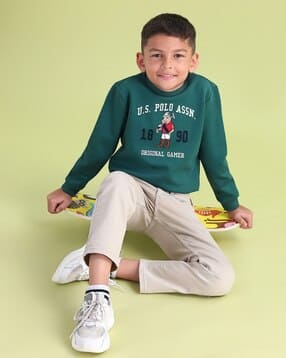 u.s. polo assn. Boys Brand Embroidered Regular Fit Cotton Sweatshirt-picture-8