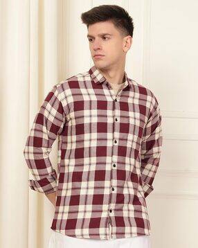 woxen Men Checked Regular Fit Shirt-picture-38