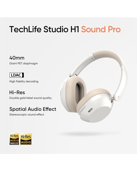 Over The Ear Headphones-TechLife Studio H1