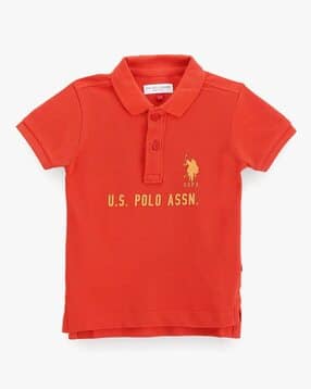 u.s. polo assn. Boys Logo Print Regular Fit Polo T-Shirt-picture-39