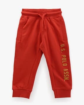 u.s. polo assn. Boys Brand Print Regular Fit Cotton Joggers-picture-28