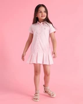 u.s. polo assn. Girls Shirt Dress with Embroidered Logo-picture-12