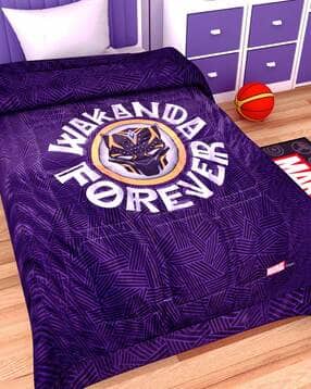athom trendz Black Panther Print Queen-Size Comforter-picture-13