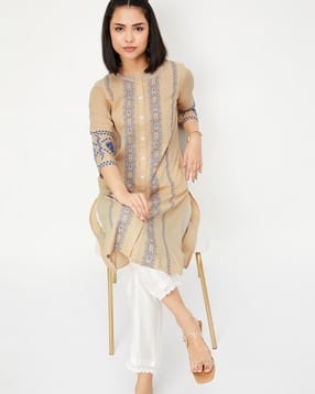 max Women Embroidered Straight Kurta-picture-44