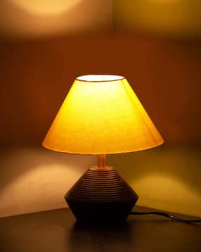 Table Lamp with Wood Base-image-32