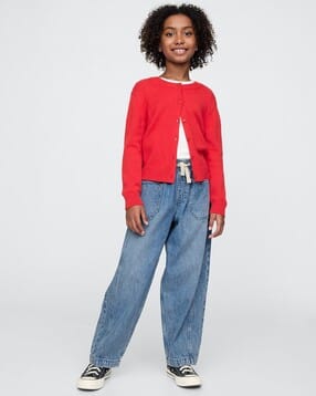 gap kids Girls Mid-Wash Horseshoe Jeans-picture-19