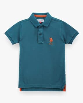 u.s. polo assn. Boy Regular Fit Cotton Polo T-Shirt with Brand Embroidery-picture-18