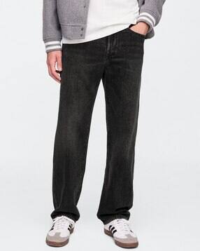 gap Men Lightly Washed Relaxed Jeans-picture-11